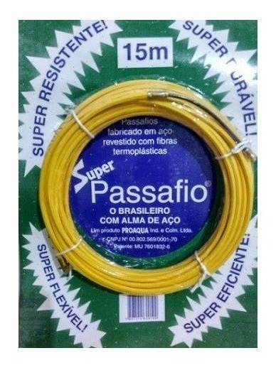 PASSA FIO NYLON PROAQUA CABO AÇO  15