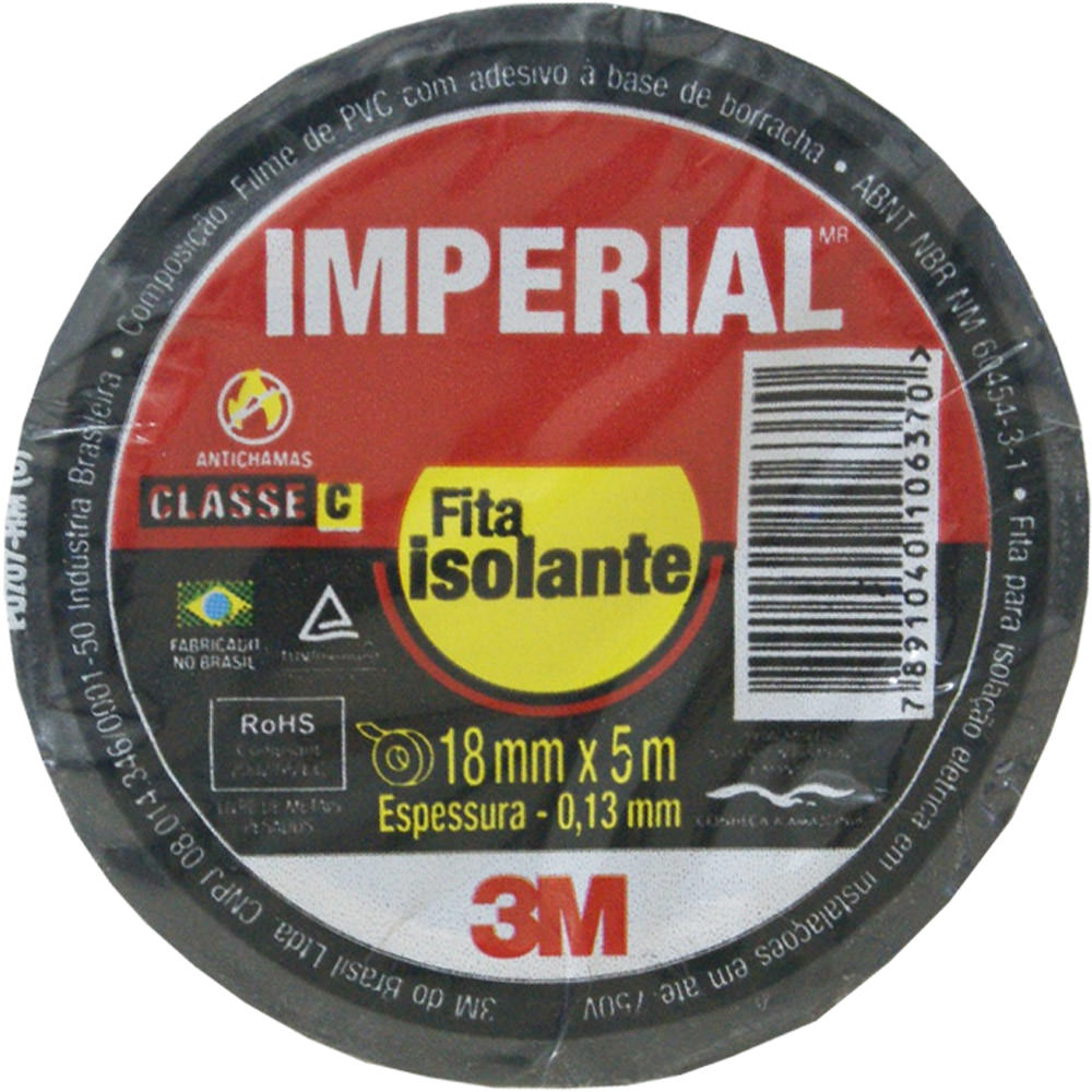 FITA ISOLANTE 3M IMP 18X5M