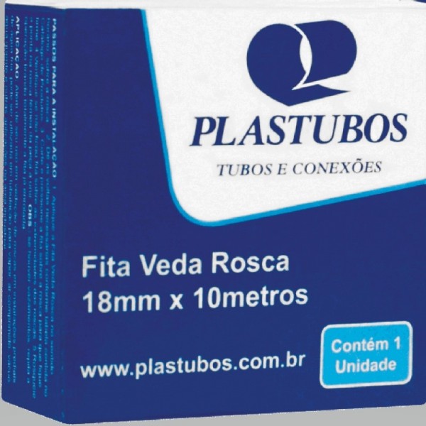 FITA VEDA ROSCA 18MMX10M PLASTUBO