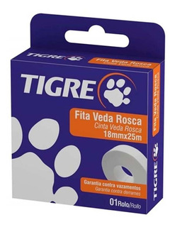 FITA VEDA ROSCA 18MMX25M PLASTUBO