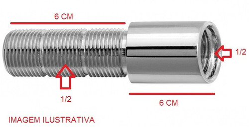 EXTENSAO TORN MR LATAO CR 1/2 MD C6