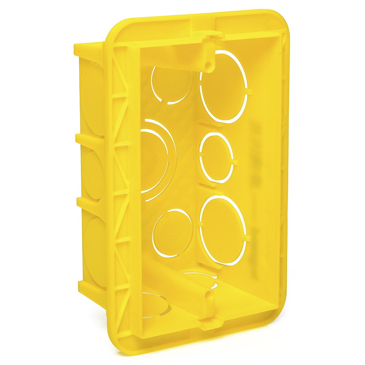 CAIXA LUZ PVC 4X2 AMARELO  PLASMAR